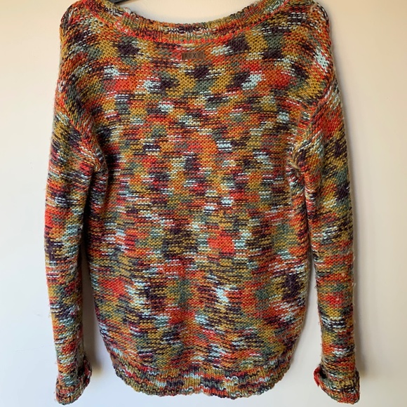 Oversized Multicolor Knit Sweater - Picture 7 of 9